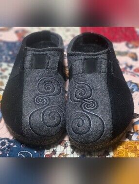 Haflinger Grizzly Magic 100% Wool Clogs